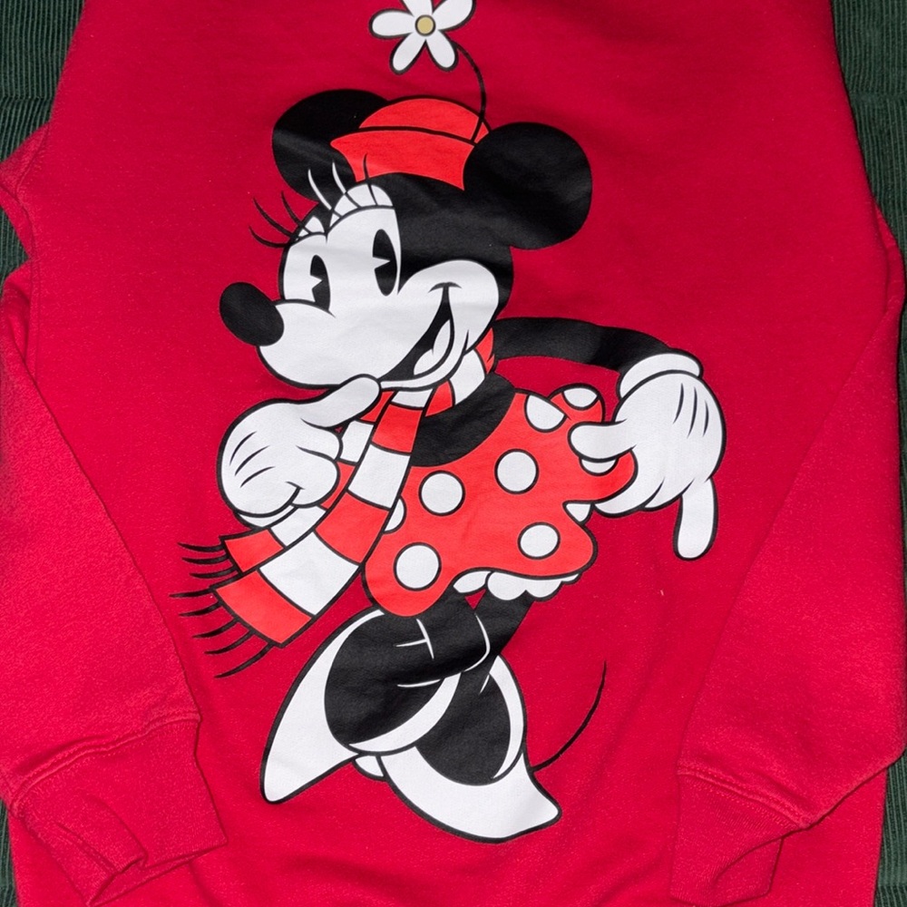 Disney vintage Minnie mouse crew neck sweater